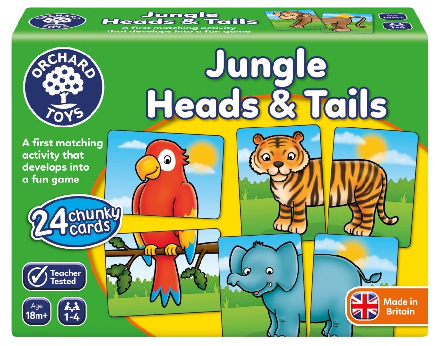 Games And Puzzles Orchard | Jungle Heads & Tails