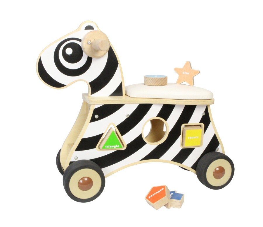 Balance Cicada | Ride-On Shape Sorter Zebra