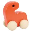 Role Play Educational Toys | Wooden Push Along Toy Dinosaur