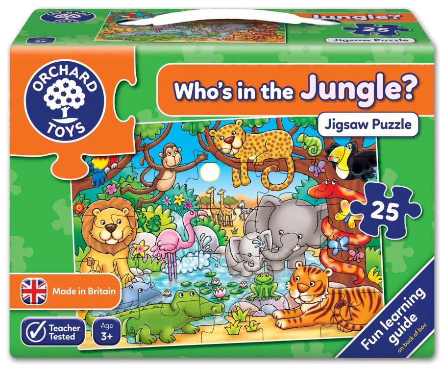 Games And Puzzles Orchard | Who'S In The Jungle? Puzzle