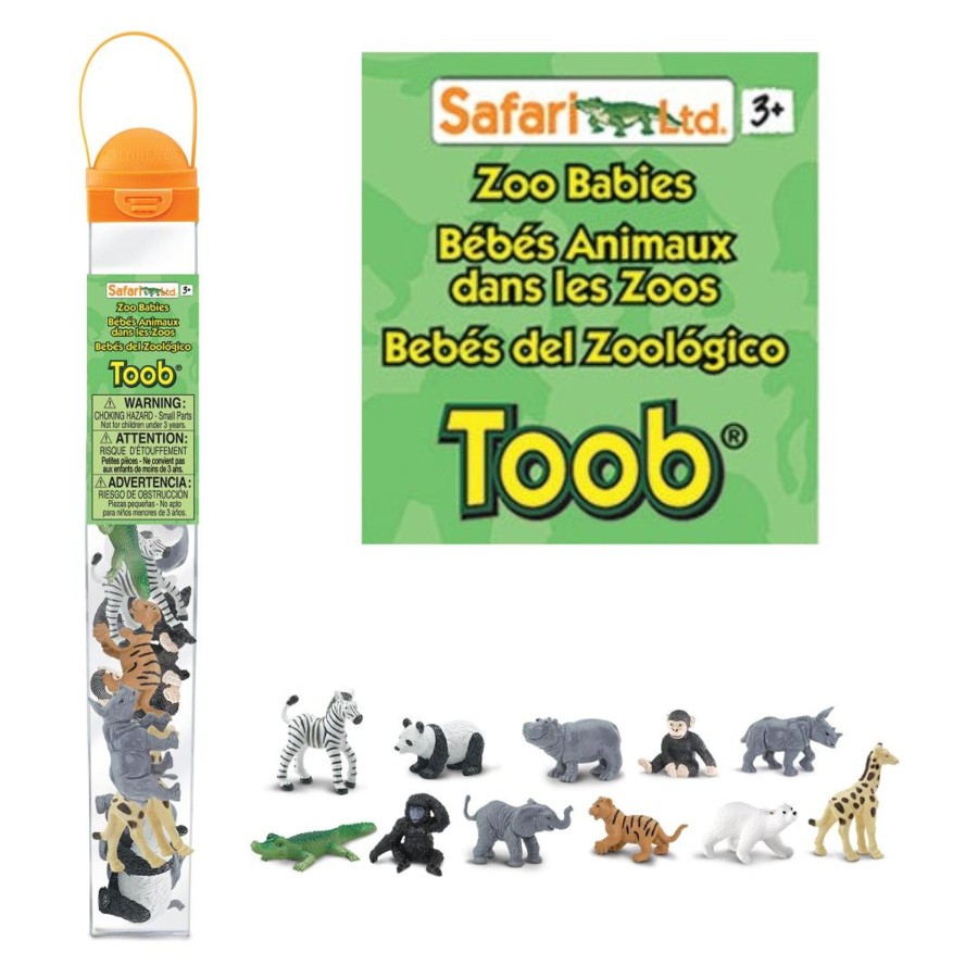 Role Play Educational Toys | Safari Zoo Babies Toob