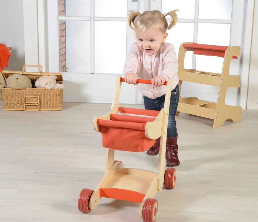 Role Play Educational Toys | Wooden Shopping Cart