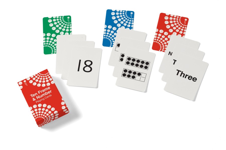 Games And Puzzles Educational Toys | Ten Frame And Number Playing Cards