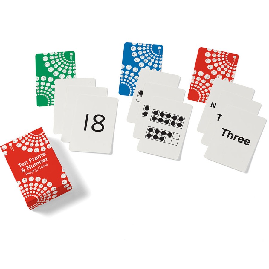 Games And Puzzles Educational Toys | Ten Frame And Number Playing Cards