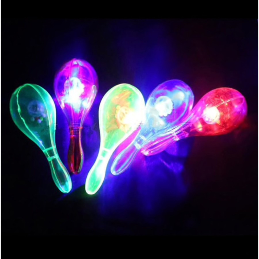 Music Educational Toys | Sensory Light Up Maracas Pack Of 2