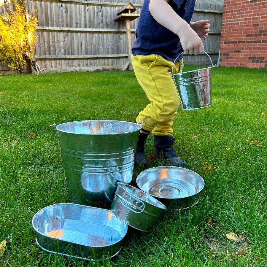 Role Play Educational Toys | Metal Mud Kitchen Play Set - Pack Of 5