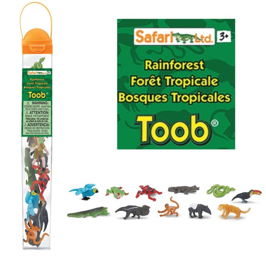 Role Play Educational Toys | Safari Rain Forest Toob