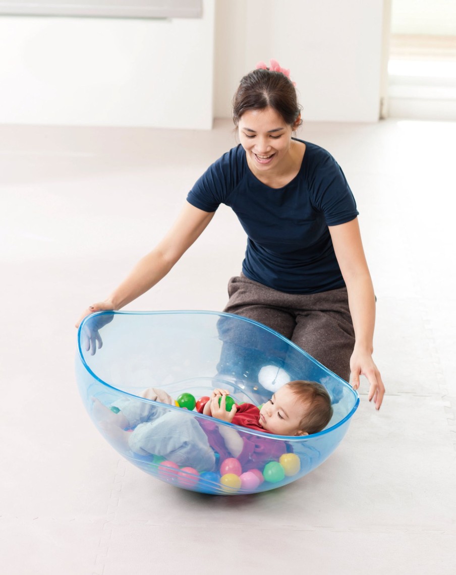 Balance Weplay | Rocking Bowl - Clear Blue