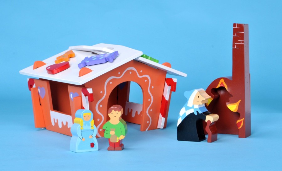 Games And Puzzles Educational Toys | Gingerbread House + Hansel & Gretel Play Set