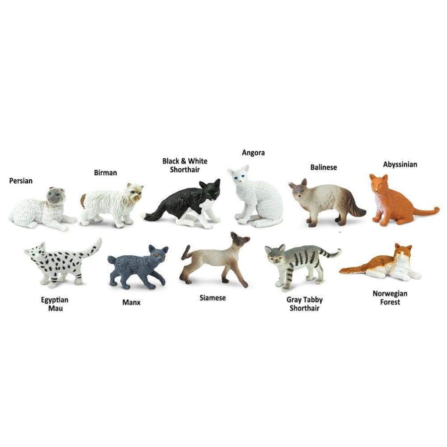 Role Play Educational Toys | Safari Domestic Cat Toob