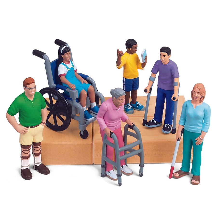 Role Play Educational Toys | Block Play People Different Abilities