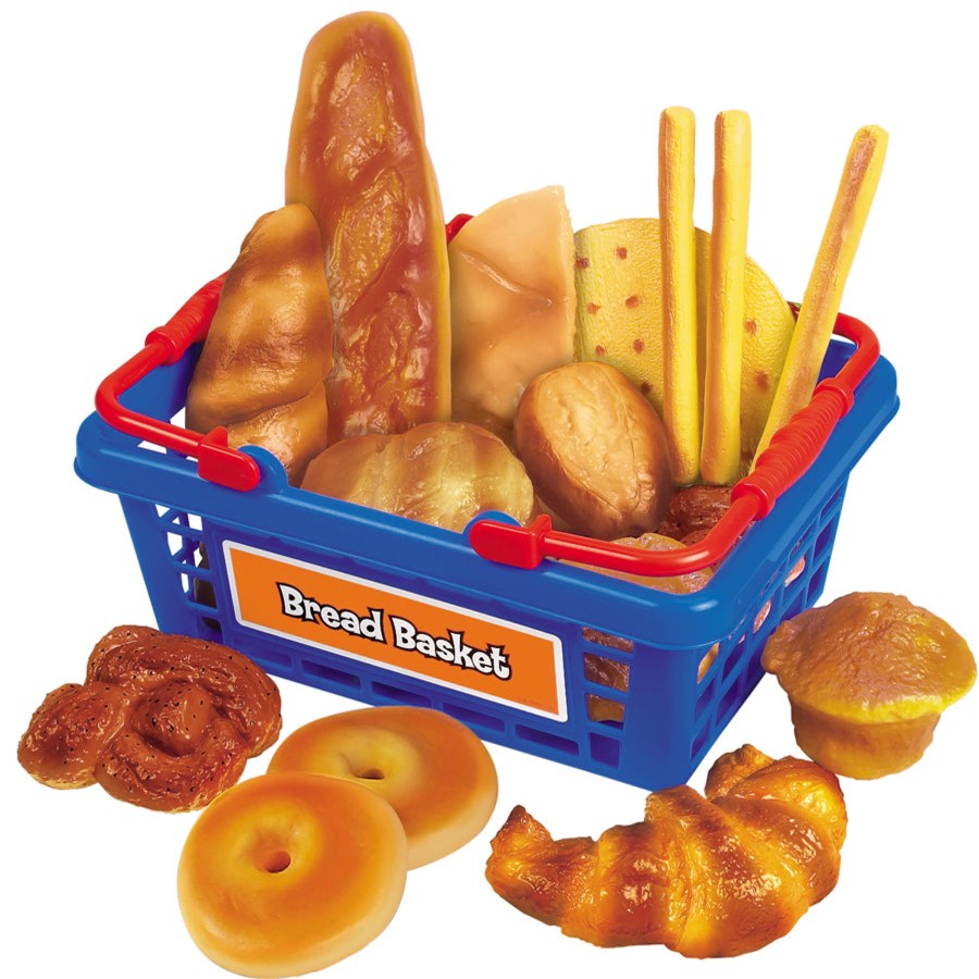 Role Play Educational Toys | Bread Basket Food Set