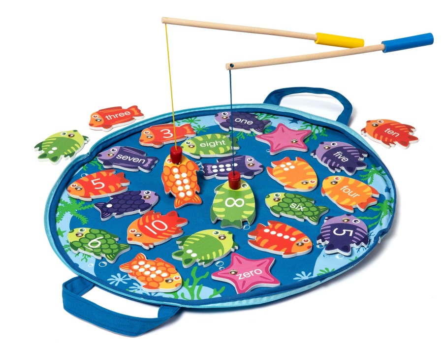 Games And Puzzles Educational Toys | Zero To Ten Magnetic Fishing Game