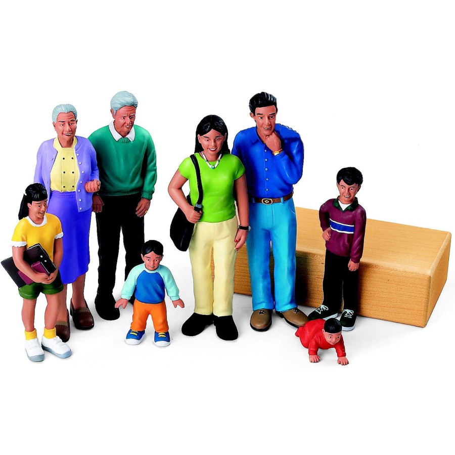 Games And Puzzles Educational Toys | Middle East Block People - Set Of 8