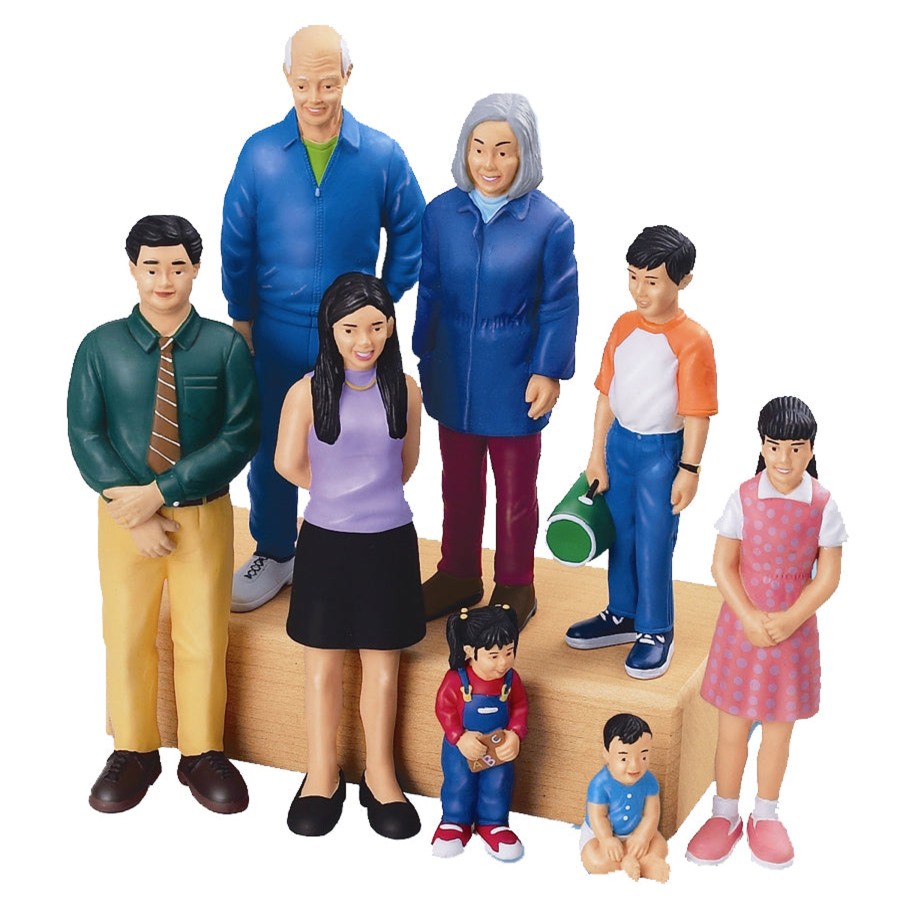 Role Play Educational Toys | Far Eastern Block People - Set Of 8