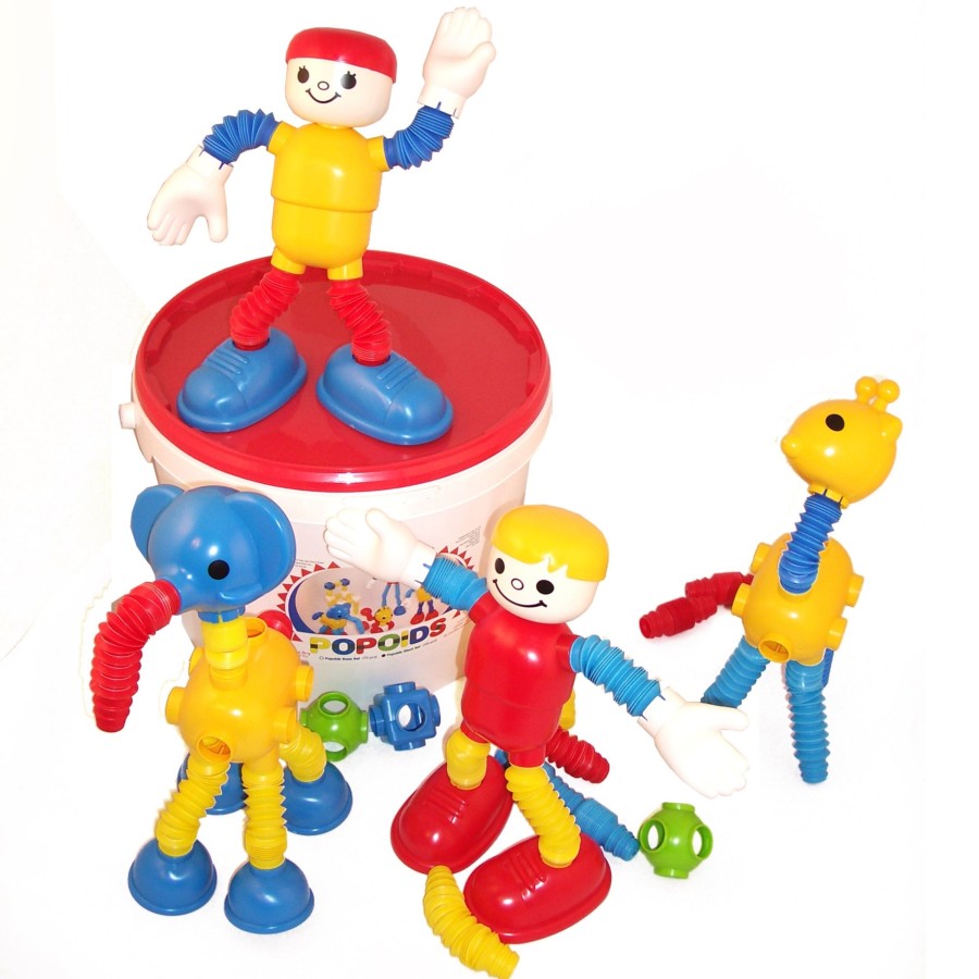 Construction Educational Toys | Popoids Giant Set-Bucket