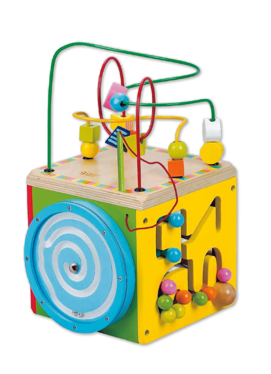 Wooden Classic World | Classic World Multi Activity Cube (Cw074F)