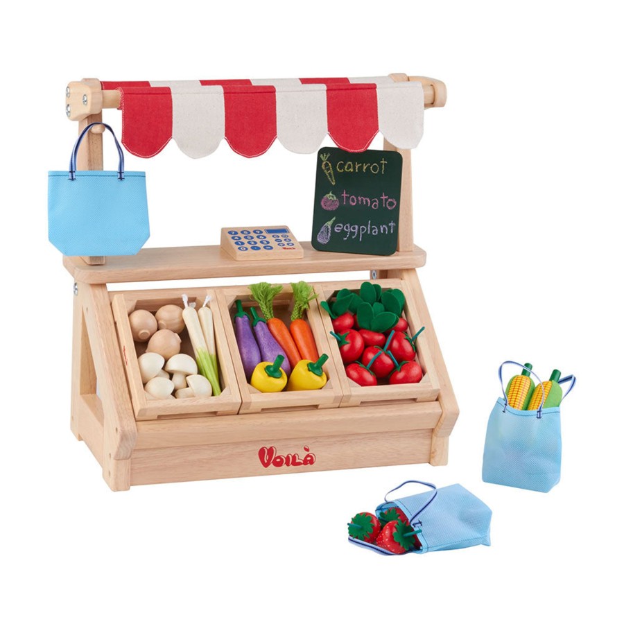 Role Play Voila | Market Stand With Fruit And Veg