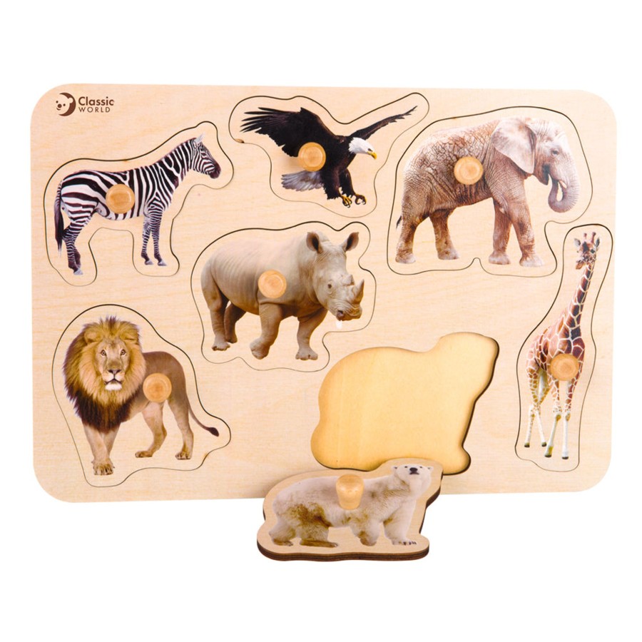 Games And Puzzles Classic World | Classic World Wild Animal Puzzle