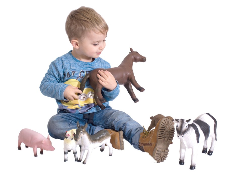 Small World Educational Toys | Farm Animal Set 6 Pcs