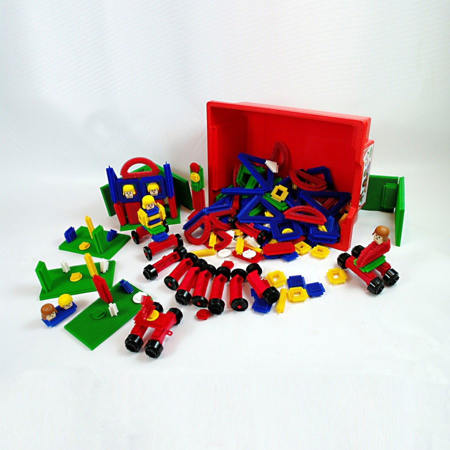 Construction Educational Toys | Stickle Bricks Superset In A Tray