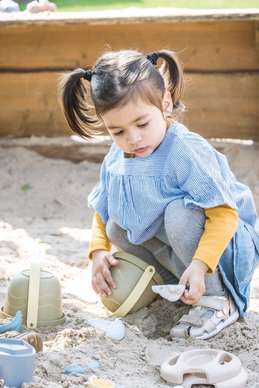 Sand And Water Educational Toys | Tiny Bio Sand & Water Set (5 Pcs) By Dantoy