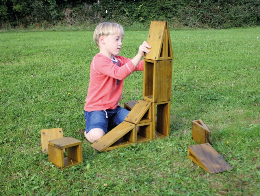 Construction Educational Toys | Hollow Block Set - 26 Pieces