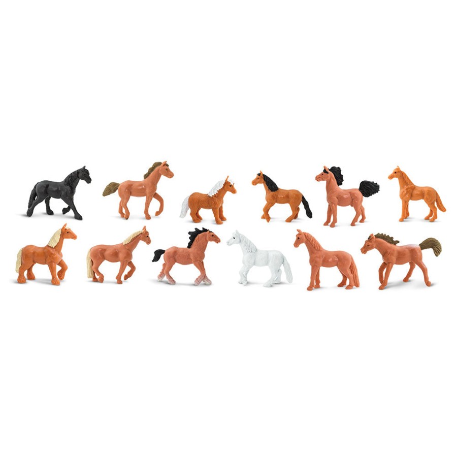 Role Play Educational Toys | Safari Horses Toob