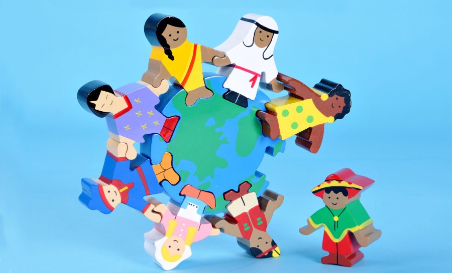 Games And Puzzles Educational Toys | Wooden Children Of The World Puzzle